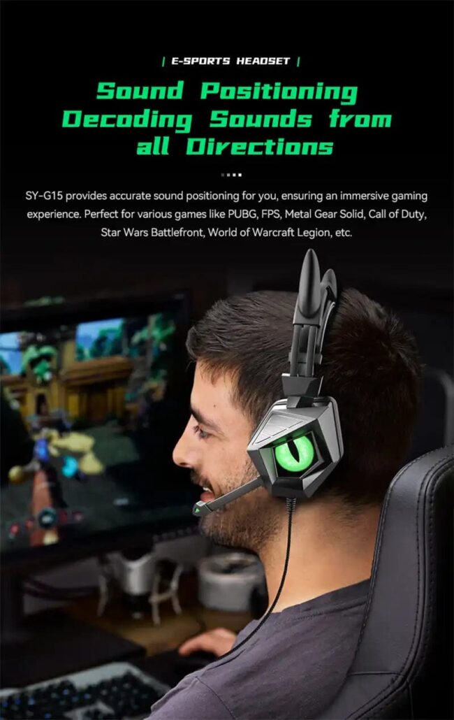 AUDIFONOS SY G15 PERFECTOS PARA REGALO - Image 3
